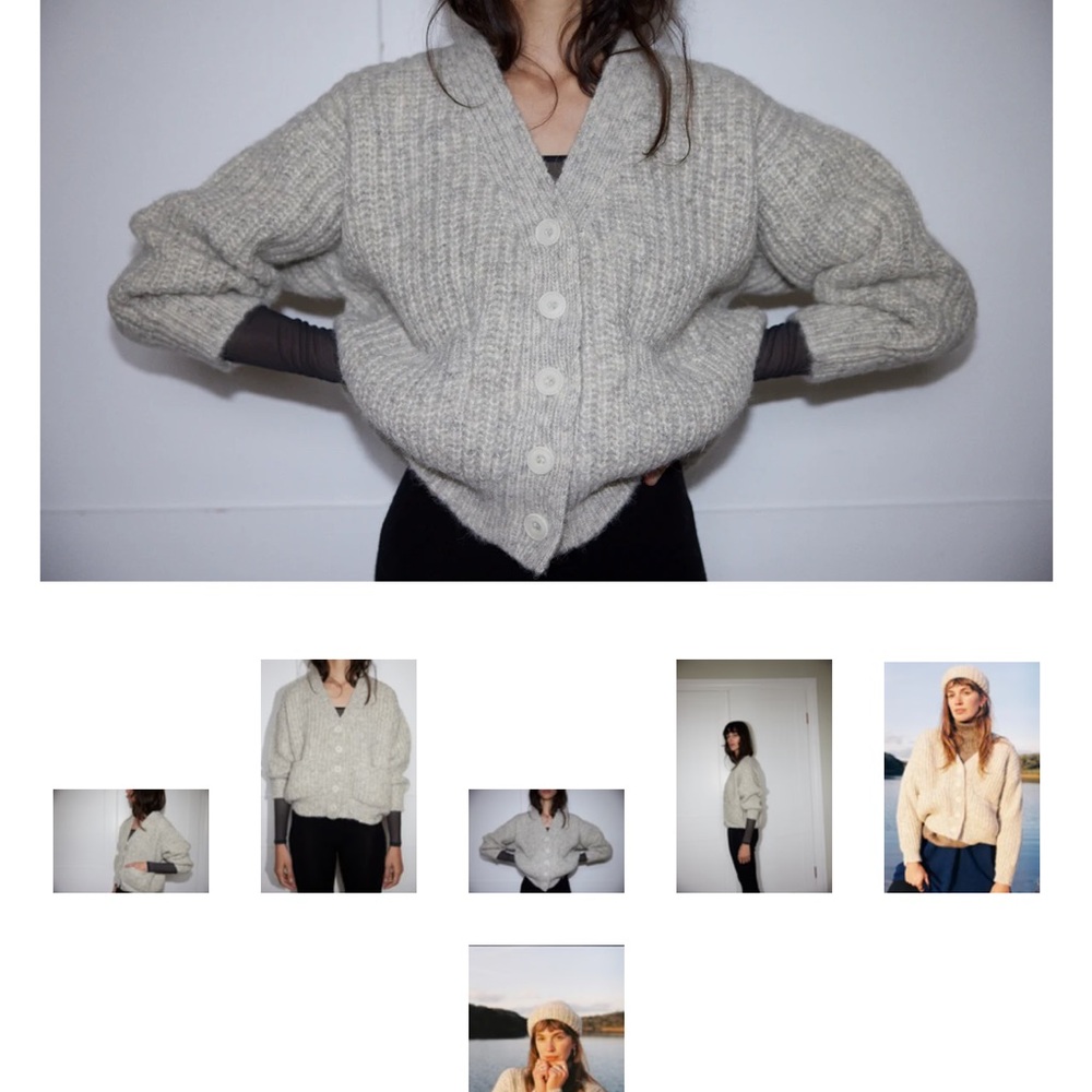Tula Cardigan - Cloud - Picture 2 of 6